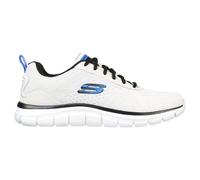 Skechers Chaussures Homme Track Ripkent Fitness – Textile blanc, finitions noires – 44 EU