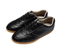 Chaussures de Cuirs Tai-chi pour Femme,Chaussures de Sports de Arts Martiaux pour Homme, Chaussures D'entraînement Taekwondo de Boxe Karaté Chaussures de Shao lin Qi Gong Wing Ch(Size:36EU,Color:noir)