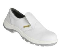 Chaussures de cuisine de sécurité - SAFETY JOGGER - Blanc - Cuir - Antistatique - Antidérapante 47