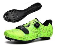 Chaussures De Cyclisme pour Hommes Et Femmes Respirantes Chaussures De VTT Vélo Confortables pour L'intérieur Et L'extérieur Baskets Légères Et Antidérapantes Unisexes-Green||Numeric_36