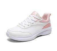 Chaussures de cyclisme sans crampons en maille, chaussures de course légères et confortables pour femme, chaussures de sport décontractées, patins à roulettes pour femme, rose, 36.5 EU