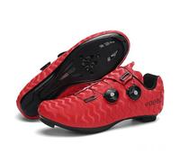 Chaussures De Cyclisme sur Route pour Hommes Et Femmes avec Système De Serrage À Molette, Baskets Respirantes Et Antidérapantes pour Le Spin en Salle, Le Fitness en Extérieur