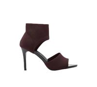 Chaussures de Danse à Semelles rigides for Femmes, Talons Hauts 9 cm, Sandales Latine d'été Sexy for Filles, Chaussures Spectacle Bar et Salle Bal(Deep Coffee Color,3)