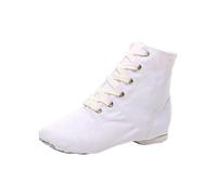 Chaussures de danse chaudes pour enfants, chaussures de danse jazz pour filles, chaussures d'intérieur, blanc, 29 EU