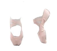 Chaussures de Danse Classiques Souples, Ballet Slippers for Women Stretch Canvas Mesh Multicolor EU 23-45(Beige,35 EU)