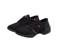 Chaussures De Danse De Marche Sportive,Chaussures De Fitness Danse Jazz Moderne,Chaussures De Jazz Femme Lacets,Absorbe La Transpiration,Pour Les Cours De Danse Moderne CompéTitions De Danse