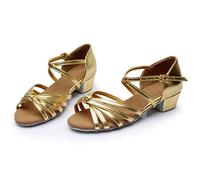 Chaussures De Danse Femme Bout Ouvert Latine Tango Valse Fête Sociale Salle De Bal D'entraînement Sandales De Danse Pour Femmes Talon Haut Paillettes Moderne Pour Rumba