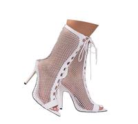 Chaussures De Danse Femme Cuissardes Sexy Haute Latine Talon Sandales À Bout Fermé Heels Dance Chaussure Talons Escarpins Haut Salsa Soirée Dansante Hauts Petit Noir Shoes Tenue Vetement