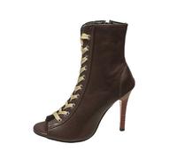 Chaussures De Danse Femme Talon Sexy Chaussure Latine Talons Hauts Heels Sandales À Bout Fermé Dance Shoes Salsa Noir Bottes Aiguilles Soirée Cuissardes Haute Tenue Vetement Aiguille