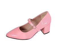Chaussures de danse fermées pour femme pour performances et fêtes en cuir souple à bout rond pour le travail, les fêtes, les mariages, les affaires, les événements formels polyvalents avec une touche