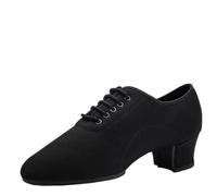 Chaussures de danse for hommes Chaussures de danse de salon d'extérieur/intérieur Chaussures de danse de valse Chaussures de danse moderne for adultes Tango Jazz Hommes Pour Le Spectacle(4.5cm black,3