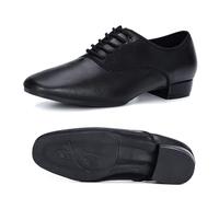 Chaussures De Danse Homme Chaussures De Danse Modernes for Hommes, Semelle en Caoutchouc Souple, Daim Option, Grande Taille 46, Latines Jazz Tango(Rubber Sole,41)