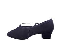 Chaussures de Danse Jazz Femmes Filles Salsa Chaussures de Danse Latine Pratique Ballet Salle de Bal Tango Chaussure professeurs Professionnels Baskets de Danse(Black,5.5)