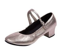 Chaussures De Danse Latine Femme Bout Ouvert Latine Tango Valse Fête Sociale Salle De Bal De Salon Sandales De Danse Pour Femmes Petit Talon Strass Moderne Pour Latin