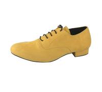 Chaussures de Danse Latine Homme Chaussures Modernes en Faux Daim avec Lacets, Chaussures de Danse Latine for Hommes, Semelle Caoutchouc Gris, Talon 2.5CM(Color6,35 EU)