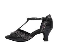 Chaussures De Danse Latine Paillettes Talons Hauts Chaussures De Tango Les Soirées Ballroom Performance À Bout Ouvert Chaussures Danse Latine pour Dames De Danse De Salon Tango Salsa Latine Sandales