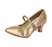 Chaussures De Danse Latine pour Femmes Social Talons Hauts Chaussures De Salon Salle De Bal Semelle Souple Bout Fermé Latine Sandales pour Femme Latine Salsa Tango Valse Bachata Sandale
