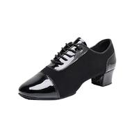 Chaussures de danse modernes for hommes, danse de salon, semelle en caoutchouc souple, semelle en daim en option, grande taille, chaussures de jazz latines for hommes, tango Pour Le Spectacle(37)