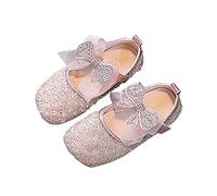 Chaussures de danse performantes pour filles - Chaussures de princesse brillantes pour enfants - Bottes de pluie pour filles, Rouge, 28 EU