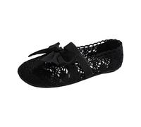 Chaussures de danse pour femme - Chaussures basses - Ballerines - Chaussures de loisirs - Chaussures d'été - Chaussures en tricot - Chaussures de marche - Ballerines à lanières - Respirantes