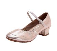 Chaussures de danse pour femme - Chaussures de jazz standard - Chaussures de ballet avec boucle - Chaussures d'entraînement - Rumba - Ballroom latine - Salsa Tango - Chaussures de danse de société