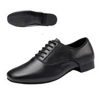 Chaussures de Danse Salon en Cuir véritable for Homme, Baskets Jazz, Respirantes, Grande Taille, for Valse, Salsa