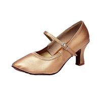 Chaussures De Danse Salsa Femme Confort Talon Haut Chaussures De Tango Les Soirées De Marche Sportive Bout Fermé Chaussures De Danse Latine Salon Salsa Sandale