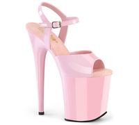 Chaussures De Danseuse Sur Talons Hauts Stiletto À Plateforme 8" Flamingo 809