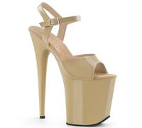 Chaussures De Danseuse Sur Talons Hauts Stiletto À Plateforme 8" Flamingo 809
