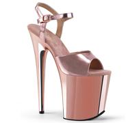 Chaussures De Danseuse Sur Talons Hauts Stiletto À Plateforme 8" Flamingo 809