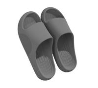 Chaussures de Douche Pantoufles de salle de bain for hommes, sandales de douche douces et antidérapantes, chaussures de plage d'intérieur et de maison for hommes Chaussons de Salle Bain(Grigio,48-49)