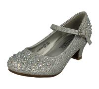Chaussures De Fête À Talons En Paillettes Pour Filles Junior Spot On H3R046