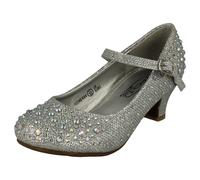 Chaussures De Fête À Talons En Paillettes Pour Filles Junior Spot On H3R046