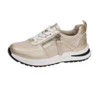 Chaussures de fête pour femme - Paillettes - Chaussures de sport - Chaussures de loisirs - Chaussures confortables en toile - Chaussures d'hiver et d'automne - Chaussures de marche en toile, Or rose