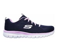 Skechers Femme Graceful-Get Connected Baskets, Marine, 40 EU