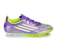 adidas Mixte F50 League Firm Ground Football Boots Chaussures, Purple Rush/Cloud White/Lucid Lemon, 37 1/3 EU
