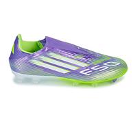 adidas Mixte F50 League Laceless Firm Ground Football Boots Chaussures, Purple Rush/Cloud White/Lucid Lemon, 37 1/3 EU