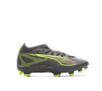 Puma Chaussures de football Ultra 5 Match FG/AG Mixte Enfant Argent vieilli mat Jaune – 29 EU