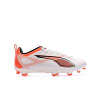 Puma Chaussures de football Ultra 5 Play FG/AG Enfant mixte Blanc/Noir/Glowing Red 32 EU