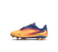 Chaussures de foot multi-surfaces à crampons Nike Jr. Phantom 6 Low Club « Erling Haaland » pour ado Laser Orange/Blue Void/Lemon Venom 38