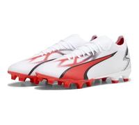 PUMA Mixte Ultra Match FG/AG Chaussure de Football, Black Fire Orchid, 45 EU