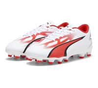 Chaussures de foot - PUMA - ULTRA PLAY - Crampons moulés - Junior - Blanc 38,5