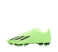 Chaussures de Foot Vertes Junior Adidas X Speedportal.4 FxG 36 2/3