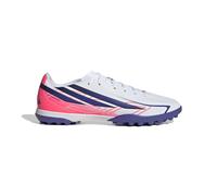 adidas Mixte F50 Hyperfast Club Turf Football Shoes, FTWR White/Solar Purple/Solar Turbo, 42 EU