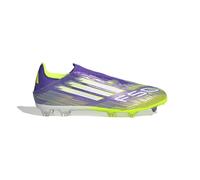 Adidas Crampons F50 League sans lacets Terrain ferme Violet/Blanc/Jaune 44 EU
