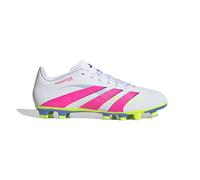 adidas Unisex Chaussure Predator Club Terrain souple/Multi-surfaces, Cloud White/Lucid Pink/Lucid Lemon, 40 2/3