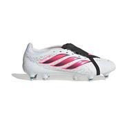 adidas Mixte Predator League Fold- Over Tongue Soft Ground Football Boots Shoes, FTWR White/Solar Turbo/Core Black, 44 EU