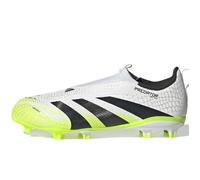 adidas Mixte Enfant Predator League Laceless Firm Ground Football Boots Kids, Cloud White/Core Black/Lucid Lemon, 34 EU