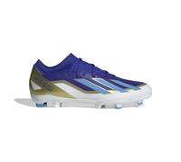 Adidas Chaussures foot mixte X Crazyfast Messi terrain ferme Lucid Blue/Blue Burst/Cloud White 46 EU
