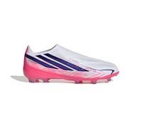 adidas F50 Hyperfast Élite Laceless FG Jr Blanc/Bleu/Rouge 38